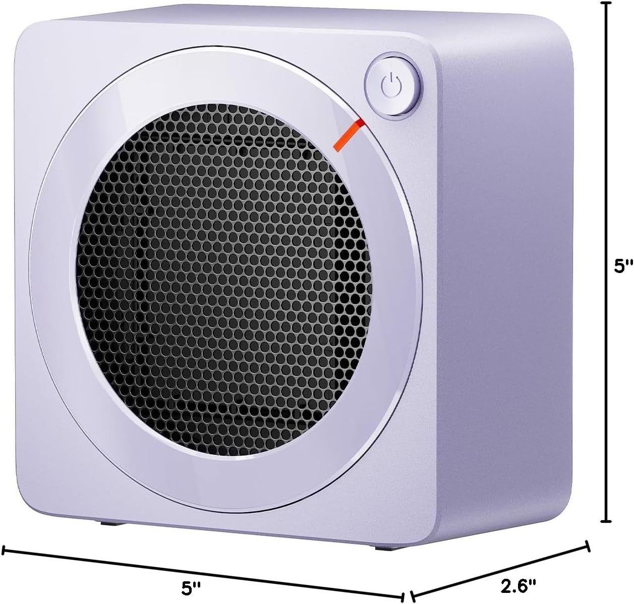 image:imageGaiatop Mini Space Heater Lightweight PTC Ceramic Fast Heating 500W Energy Efficient for Indoor Use Overheating amp 45 TipOver Protection Portable Desk Electric Heaters for Office Home PinkPurple