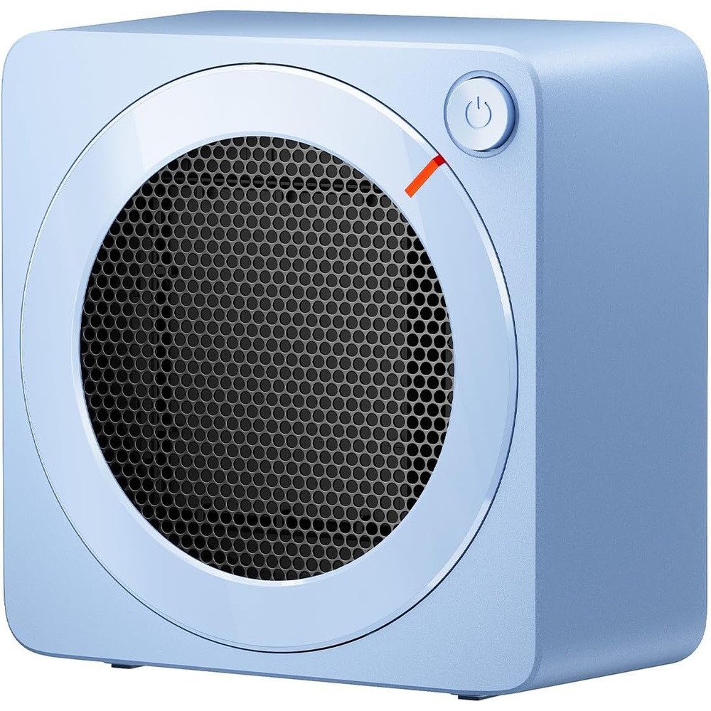 image:imageGaiatop Mini Space Heater Lightweight PTC Ceramic Fast Heating 500W Energy Efficient for Indoor Use Overheating amp 45 TipOver Protection Portable Desk Electric Heaters for Office Home PinkBlue