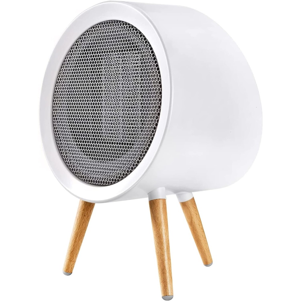 image:imageGaiatop Portable Space Heater for Indoor Use 1000W600W Small Electric Desk Heater for Bedroom or Office 2s PTC Ceramic Heating Overheat amp TipOver Protection Cute Gifts for Women Men White