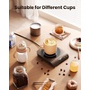 Gaiatop Coffee Mug Warmer, 3 Temperature Settings, 2-10H Auto Shut Off and Warm Strip Indicator Lights, 50W Smart Cup Warmers Fast Heating Plate for Tea Milk Cocoa Candle, Stocking Stuffers, Wood(Wood)