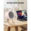 Gaiatop Portable Space Heater for Indoor Use, 1000W/600W Small Electric Desk Heater for Bedroom or Office, 2s PTC Ceramic Heating, Overheat & Tip-Over Protection, Cute Gifts for Women Coworkers, Pink