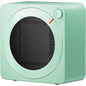Gaiatop Mini Space Heater, Lightweight PTC Ceramic Fast Heating 500W Energy Efficient for Indoor Use, Overheating & 45° Tip-Over Protection, Portable Desk Electric Heaters for Office Home Pink(Green)